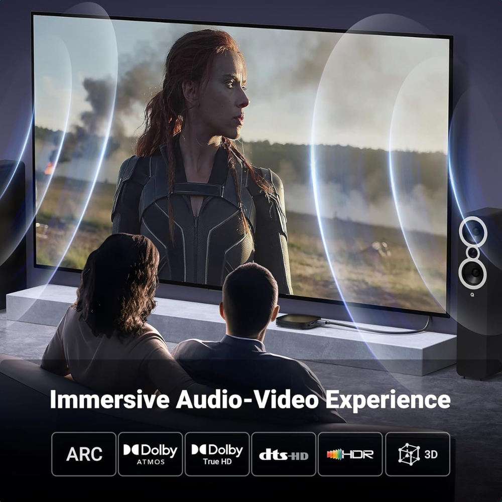 Кабель HDMI 1m, V2.0, 4K@60Hz, UGREEN 25297