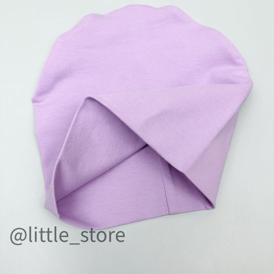 Шапка двухслойная, Лаванда