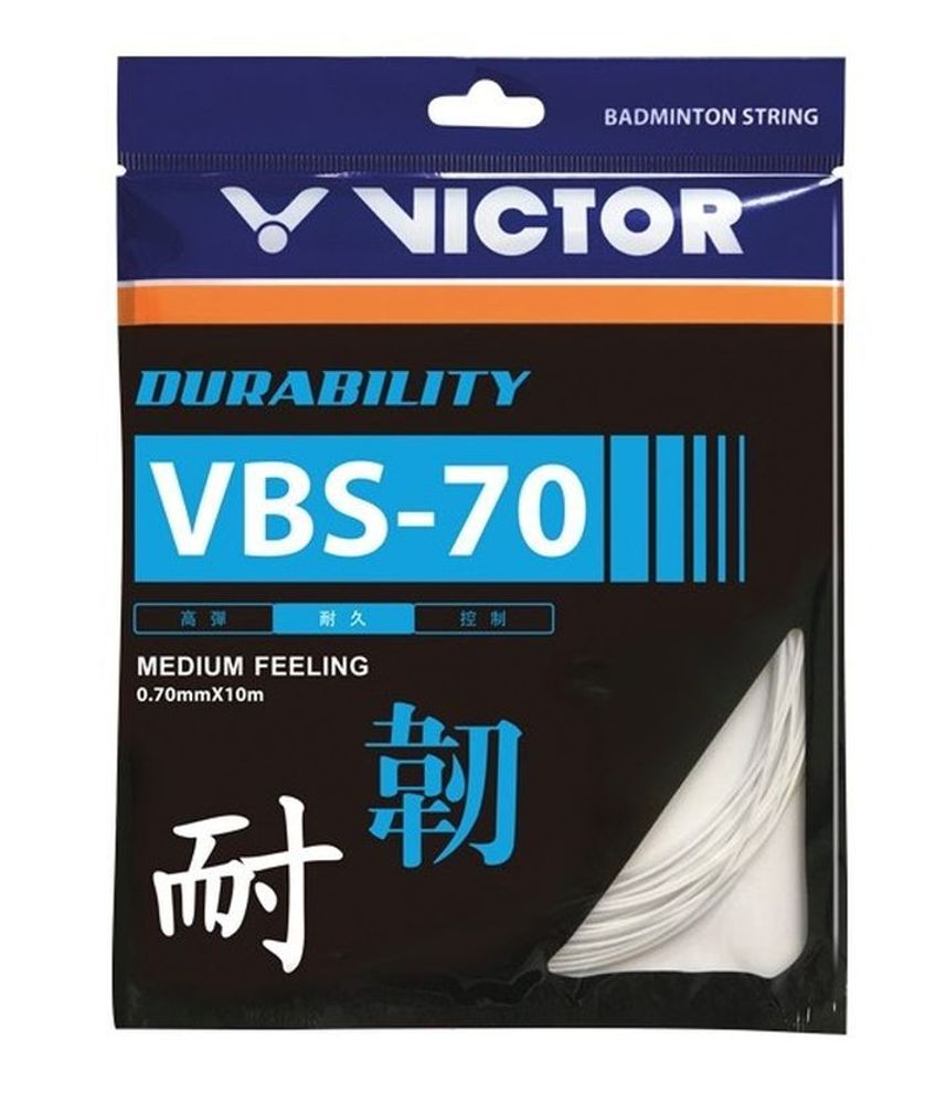 Струны для бадминтона Victor VBS-70 (10 m) - white