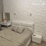 Гипсовая 3D панель Оригами