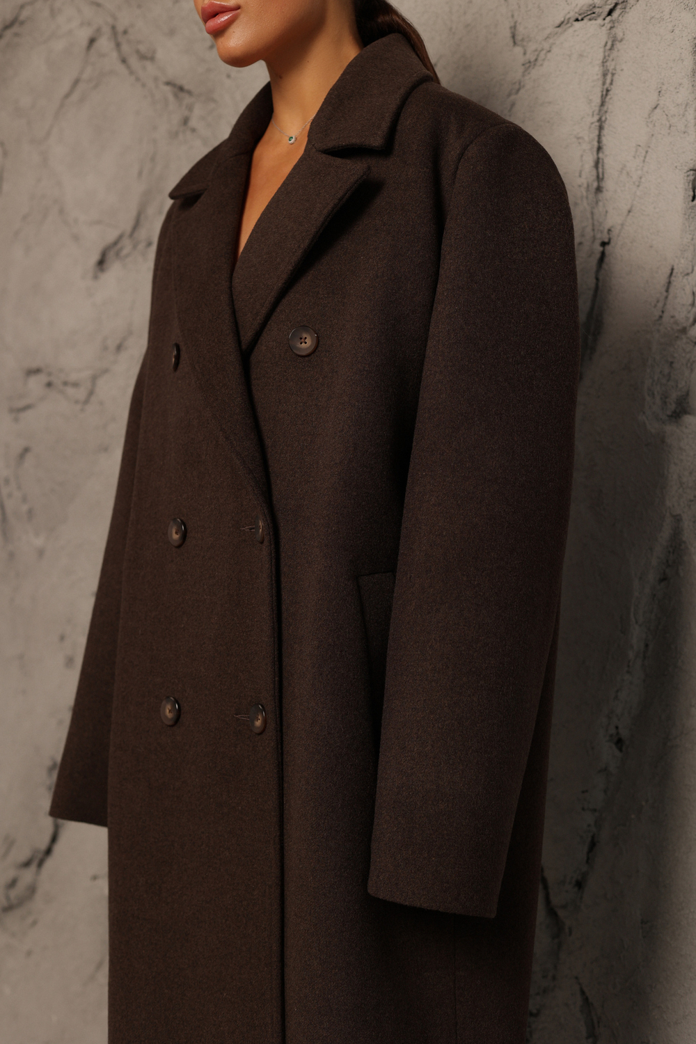 Пальто OVER миди