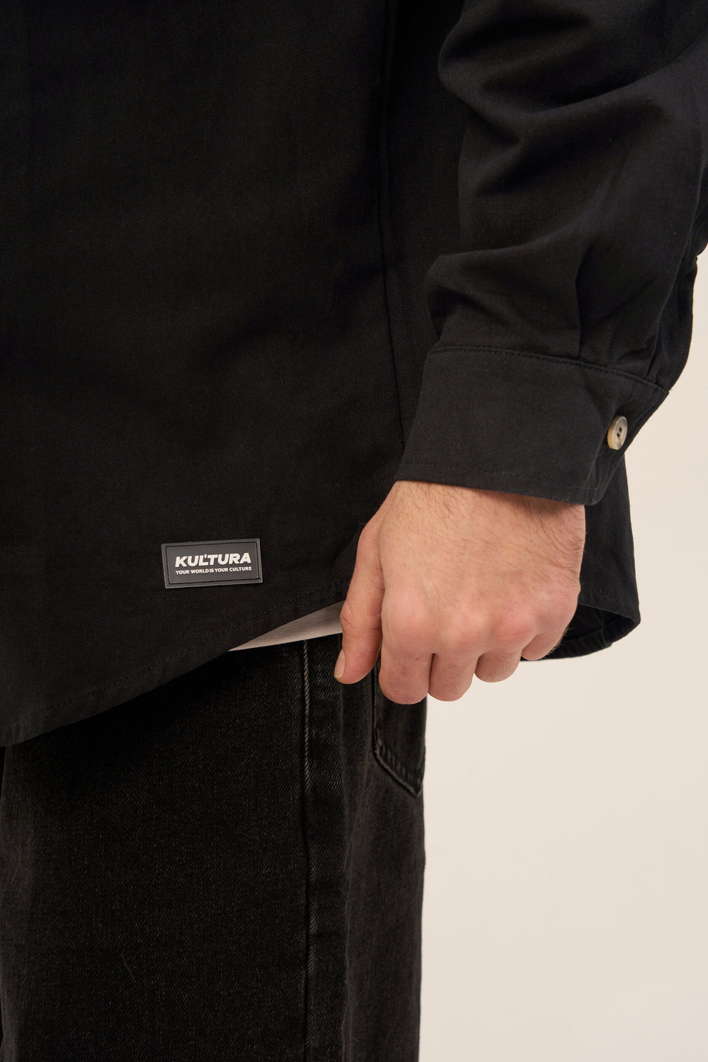 Рубашка KUL'TURA "DENIM COWBOY" Черный