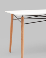 Стол Eames DSW Rectangle New 120*80 белый