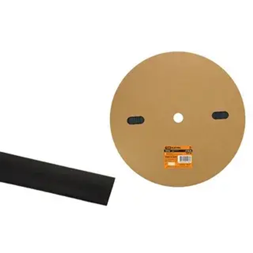 Трубка ТУТнг 50/25 чёрная (25 м/ролл) TDM SQ0518-0112