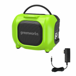 Беспроводная акустическая система аккумуляторная GPT-MNBS GREENWORKS, 3503107, 24V/220V, без АКБ и ЗУ