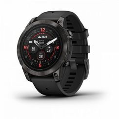 Garmin EPIX PRO Gen 2 Sapphire 47 мм — титановый, угольно-серый DLC, черный ремешок