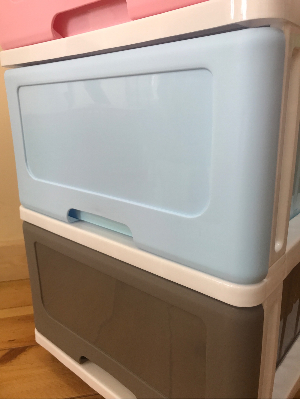 Комод 4-х СЕКЦИОННЫЙ (40*50cm) РАДУГА НА КОЛЕСАХ арт. 040241 [1] ДУНЬЯ