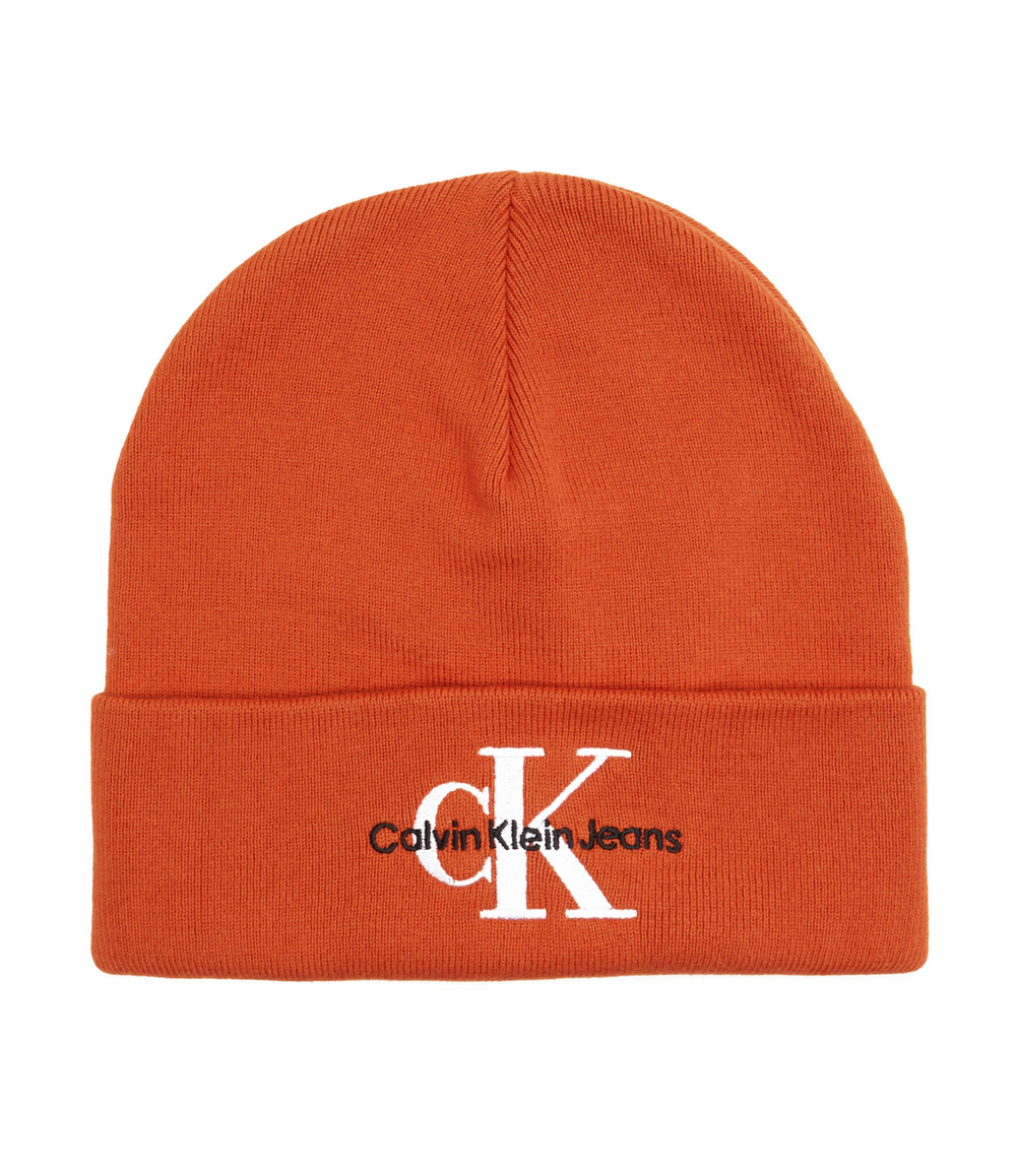 Шапка MONOLOGO EMBRO BEANIE CALVIN KLEIN JEANS - оранжевый(K50K511160)