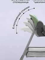 Стульчик для кормления Bubago Albert цвет Olive/Оливковый арт BG 138-3