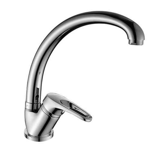 Смеситель кухня  Rossinka, высокий излив , В35-25