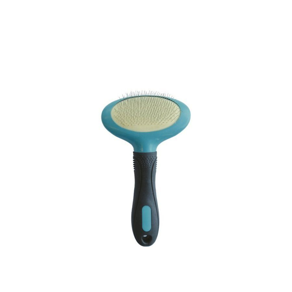 M-PETS Щетка-сликер (пуходерка) Slicker Brush OVAL, овальная, размер S, 10,5x18,5 см