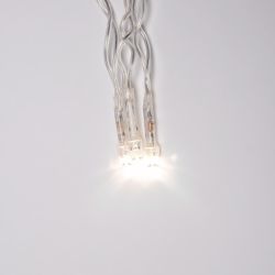 ULD-B1805-048-DTA WARM WHITE IP20 Бахрома светодиодная с контроллером. 1.8 м. 48 светодиодов. Теплый белый свет. Провод прозрачный. TM Uniel.