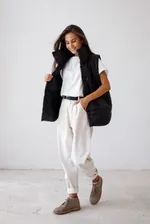 Жилет ko-ko-ko женский утеплённый черный