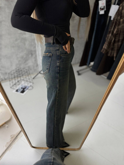 Брюки джинсовые жен. 73277 син.