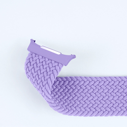Эластичный ремешок фиолетового цвета (Purple) от Dux Ducis для смарт часов Samsung Watch Ultra 47MM, серия Strap (Mixture Pro Series)