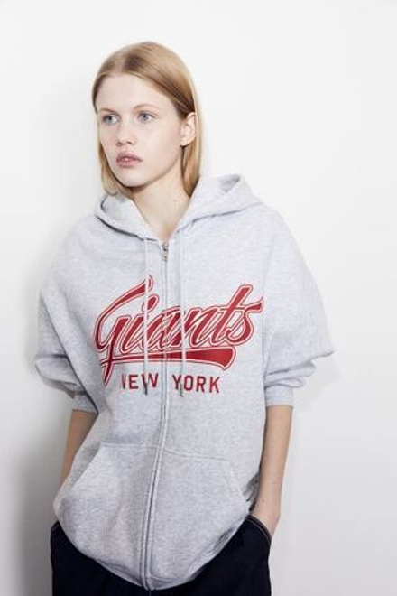 H&M ТОЛСТОВКА С ПРИНТОМ, СВЕТЛО-СЕРЫЙ