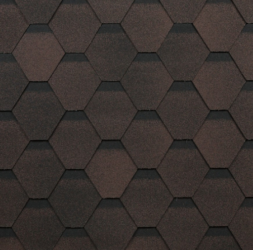 Гибкая черепица, оптима Соната коричневый ТЕХНОНИКОЛЬ