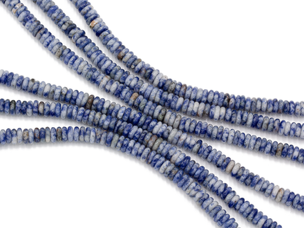 Нить бусин из содалита 6мм, рондель