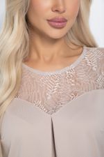 Платье Кружевная нежность (бежевое) П11397 LT Collection