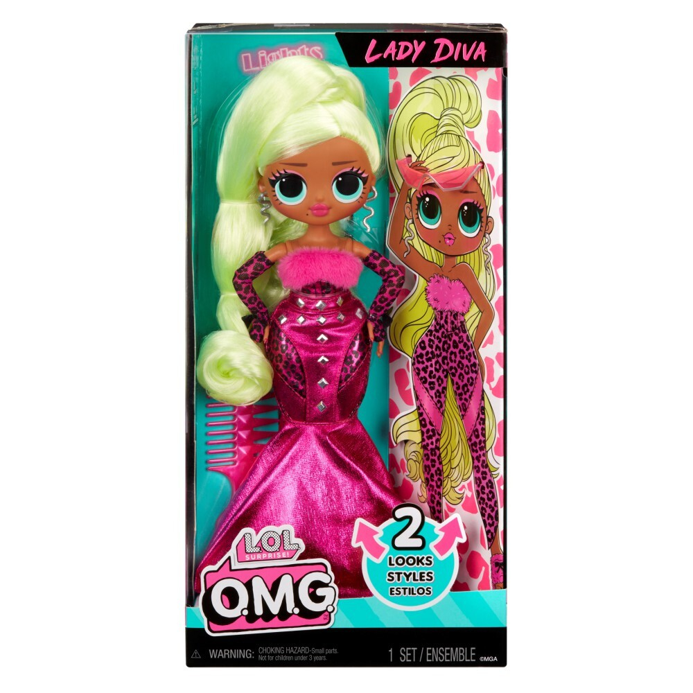 L.O.L. SURPRISE - Кукла LOL O.M.G. Lady Diva + аксессуары 591597 / артикул   591566 591597  / GTIN 035051591597