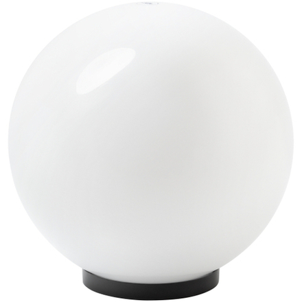 Садово-парковый светильник ЭРА НТУ 01-100-301 шар опаловый на опору / кронштейн IP44 Е27 max100Вт d300mm