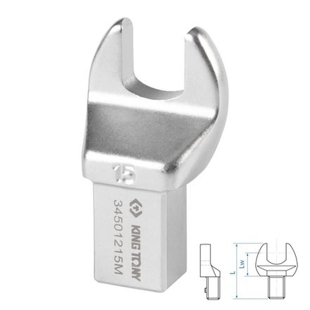 Цена на KING TONY (34501215M) Насадка рожковая серии "FIT", 15 мм, 14х18 мм