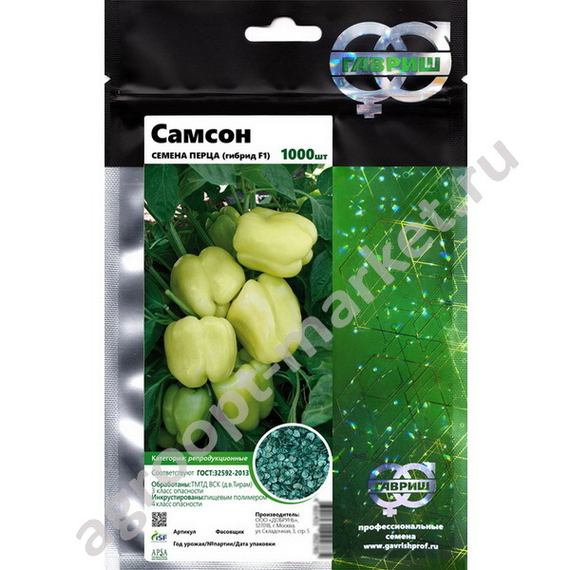 Самсон F1 семена перца сладкого (Гавриш) – фото 3