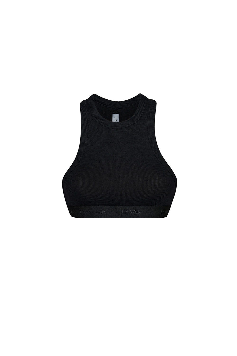 Майка укороченная с резинкой AVRORA Чёрный