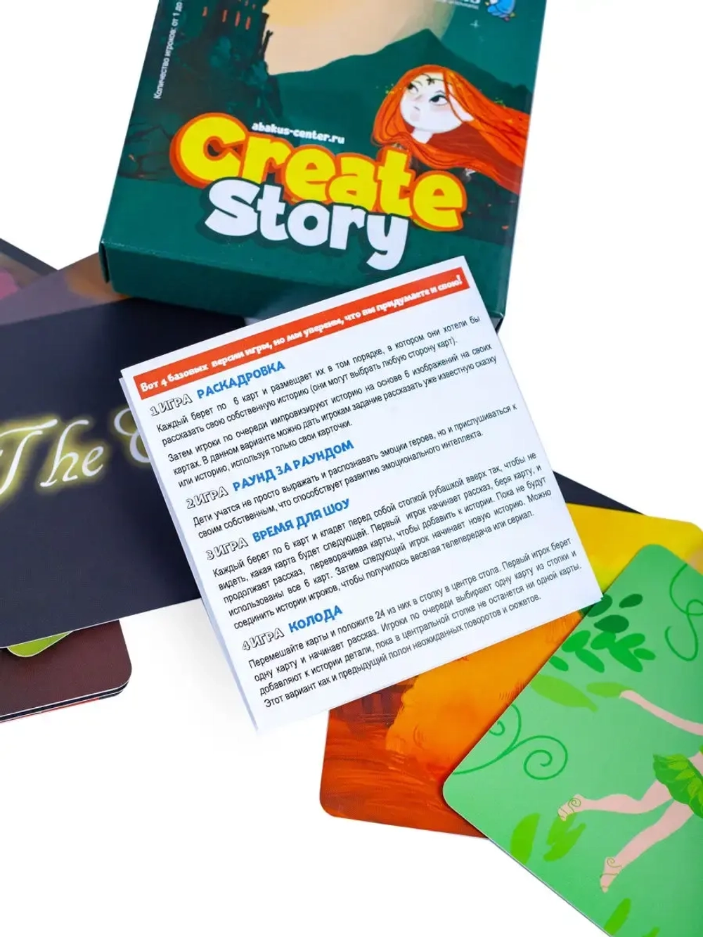 Развивающие карточки Игра Create story на воображение