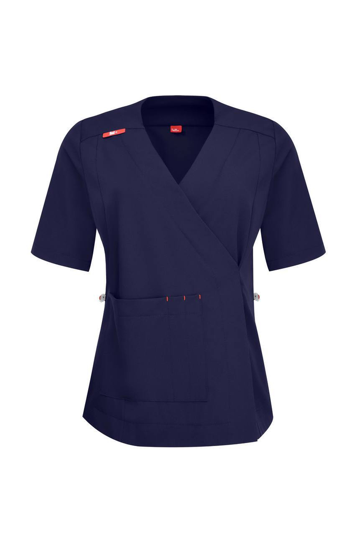 Топ с запахом медицинский женский Йошо, нэви хлопок OLD