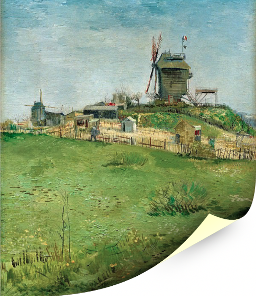 Мулен де ла Галетт, Ван Гог, Винсент, картина (репродукция) Настене.рф