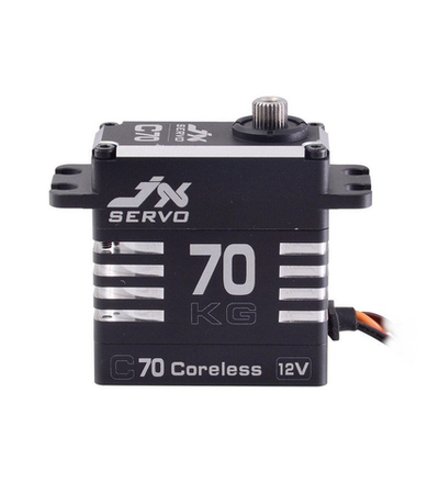Сервомашинка цифровая JX Servo B70 (87г/72/0.10/12.0V) бесколлекторная, Full metal
