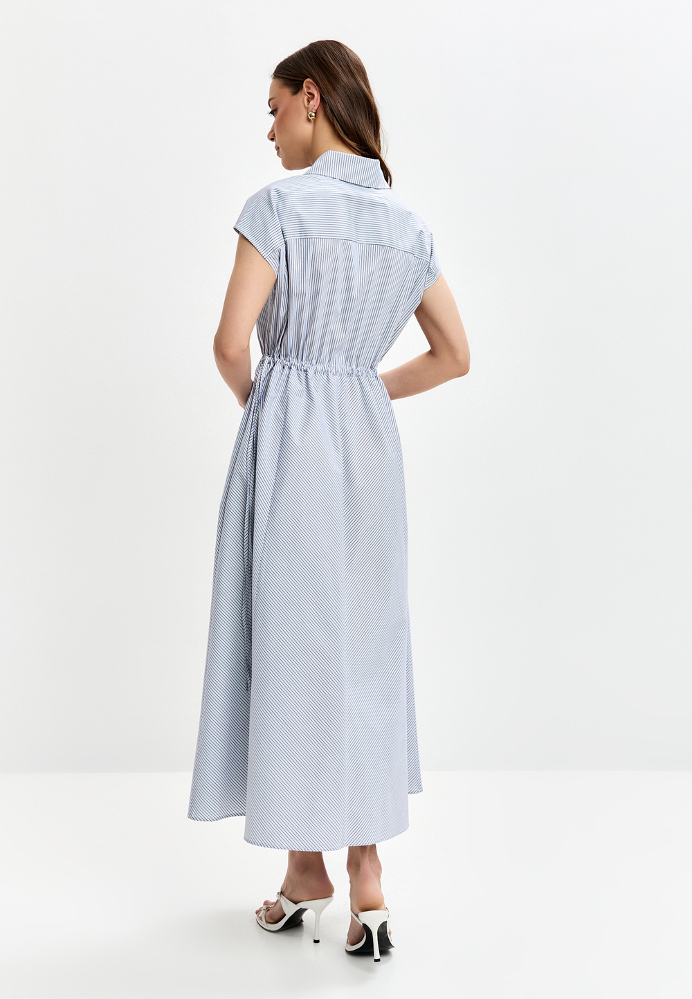 Trends Brands Base Платье Жен 09_03_dr816_navy_st Синий Полоска