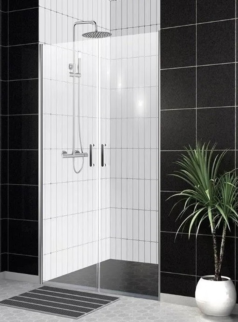 Дверь в проём BelBagno UNO-B-2-90-C-Cr