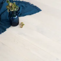 Инженерный паркет Coswick Дуб Кристально Белый (Crystal White) Шелковое масло ультраматовое