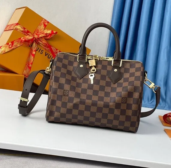 Сумка Louis Vuitton Speedy Damier Ebene