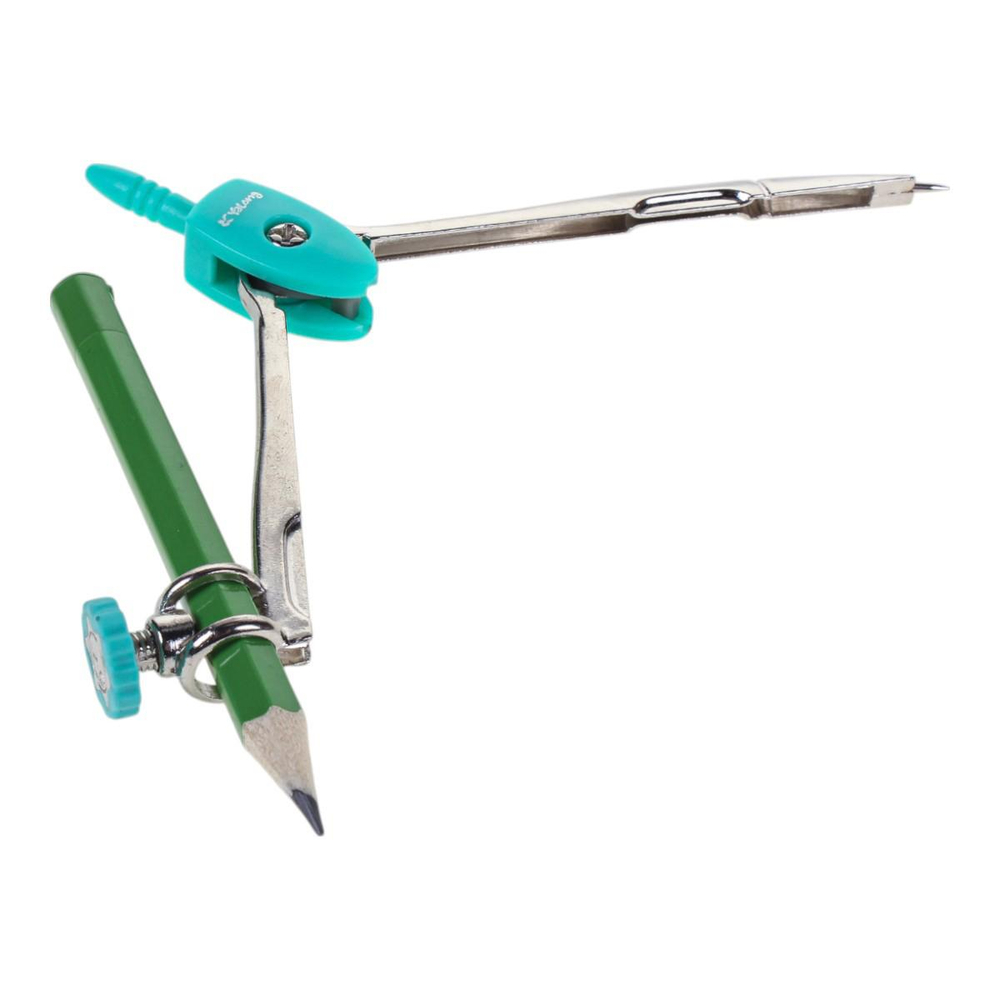 Готовальня 10 предметов "Африканские животные" металлический пенал