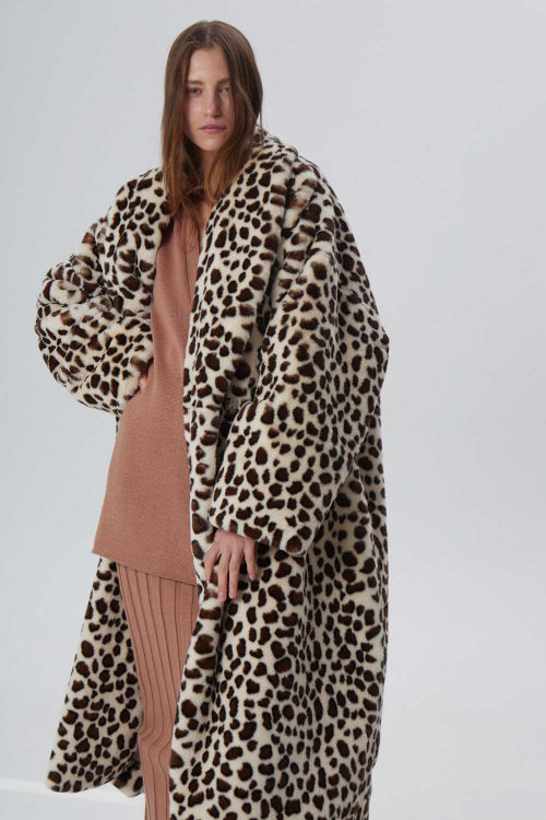 Мини-юбка, пальтовая шерсть, черный