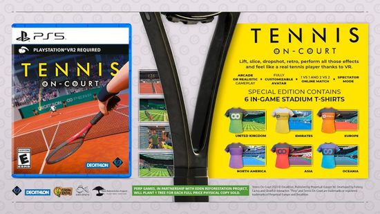 Игра Tennis On-Court (только для PS VR2) (PS5, английская версия)