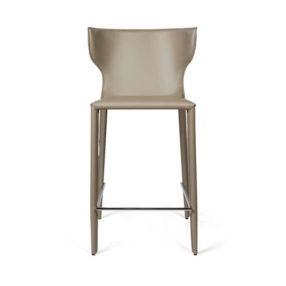 Стул полубарный Austin, кожа нуга