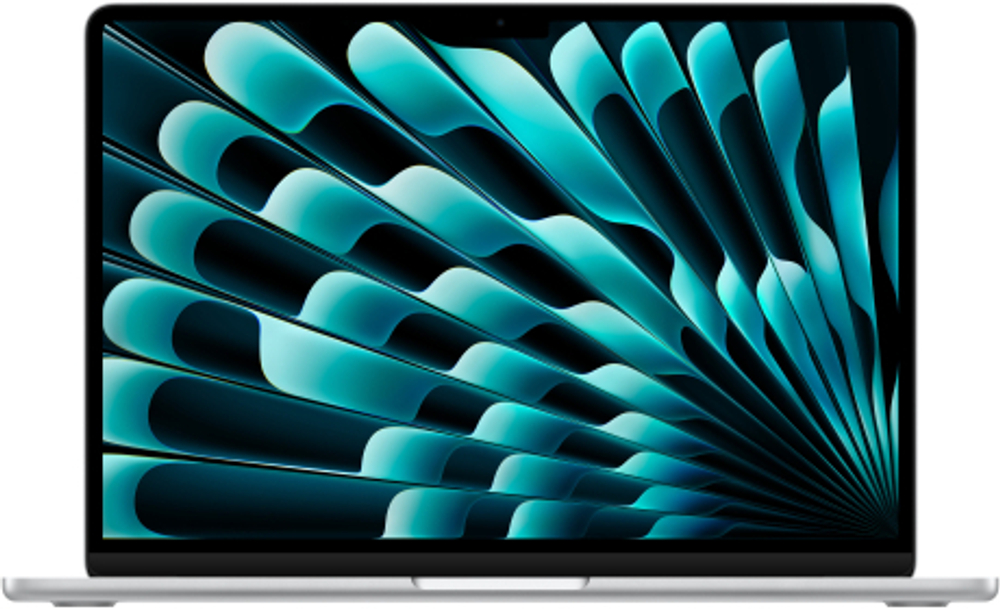 Apple MacBook Air 13" (M3, 8C CPU/10C GPU, 2024), 8 ГБ, 512 ГБ SSD, серебристый