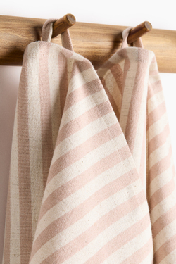 H&M HOME НАБОР КУХОННЫХ ПОЛОТЕНЕЦ ( 2 ШТ.), СВЕТЛО-РОЗОВЫЙ