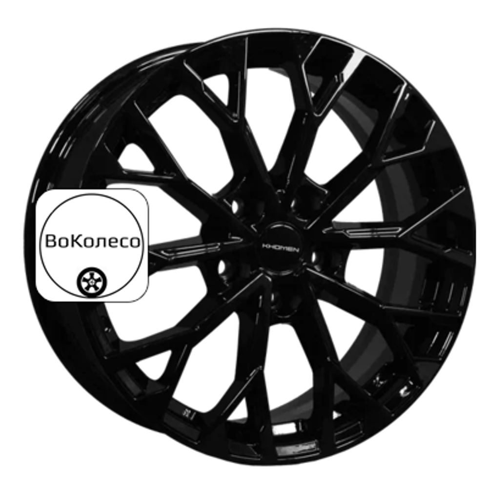 7x17/5x108 ET40 D54,1 KHW1718 (Jac/Москвич 3) Black Khomen Wheels