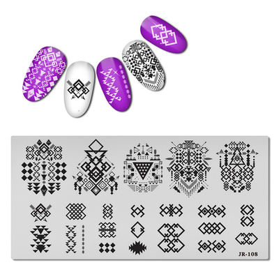 Пластина для стемпинга JR108