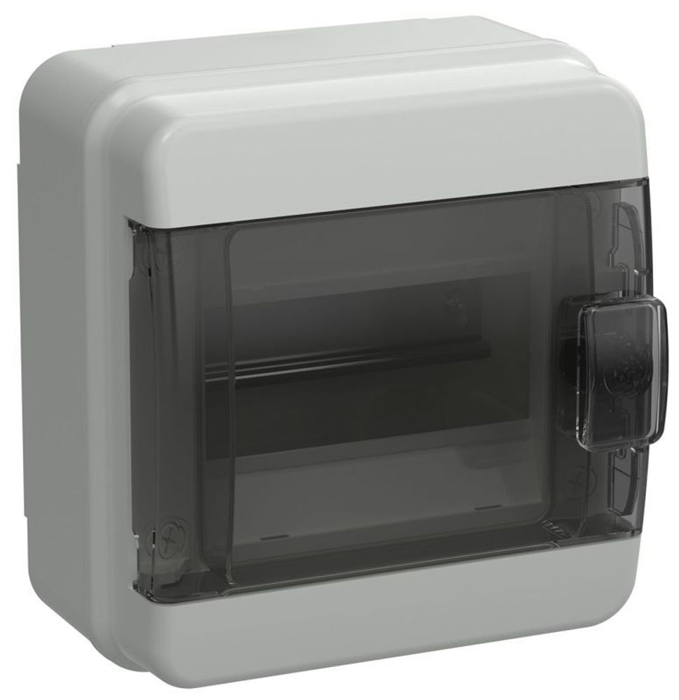 Корпус КМПн-6 TEKFOR IP65 черн. прозр. дверь пластик. IEK TF5-KP72-N-06-65-K03-K02