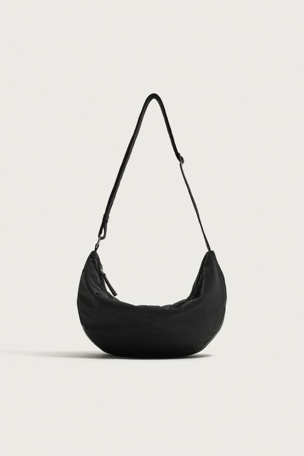 ZARA НЕЙЛОНОВАЯ СУМКА S, ЧЕРНЫЙ
