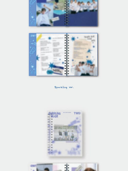 Альбом TWS - SPARKLING BLUE 1st Mini Album 2 Version SET