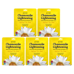 Petitfee, Chamomile Lightening, гидрогелевые маски для лица, 5 шт. по 32 г (1,12 унции)