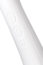 Белый вибратор с вакуумной стимуляцией 23см ToyFa Flovetta Jasmine 457714