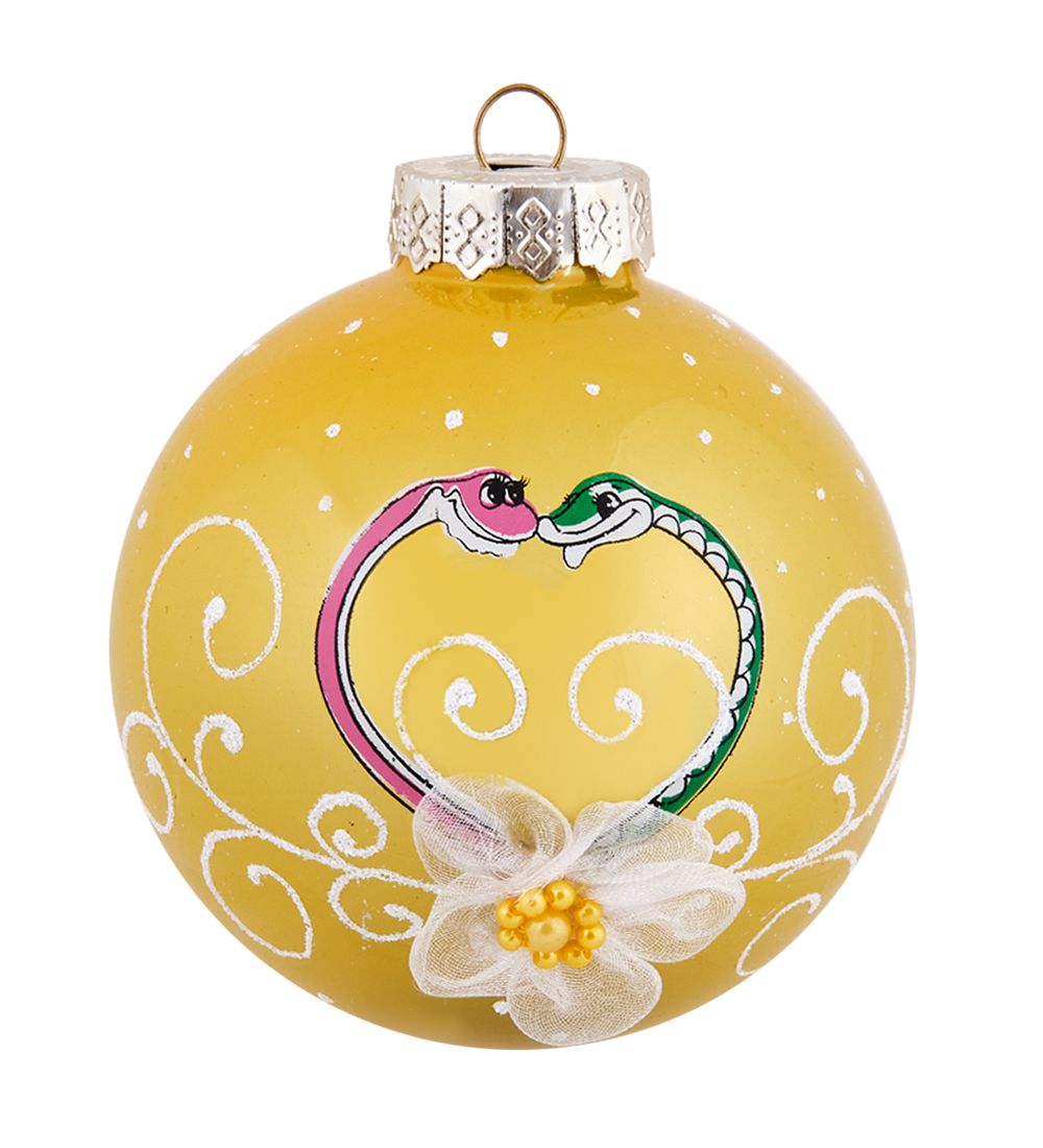 Элита НФШ-1710/2 Ел.украшение Шар «Парочка змей» 85 мм